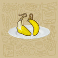 Banana Earrings