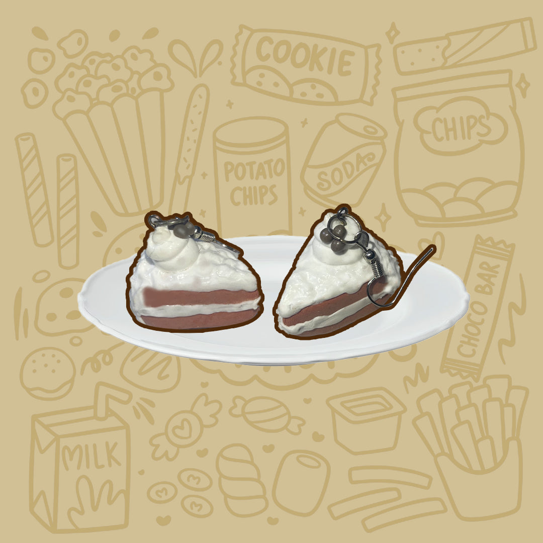 Cake Piece Earrings