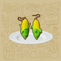 Corn Earrings