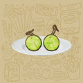 Cucumber Earrings