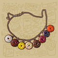Donut Charm Necklace