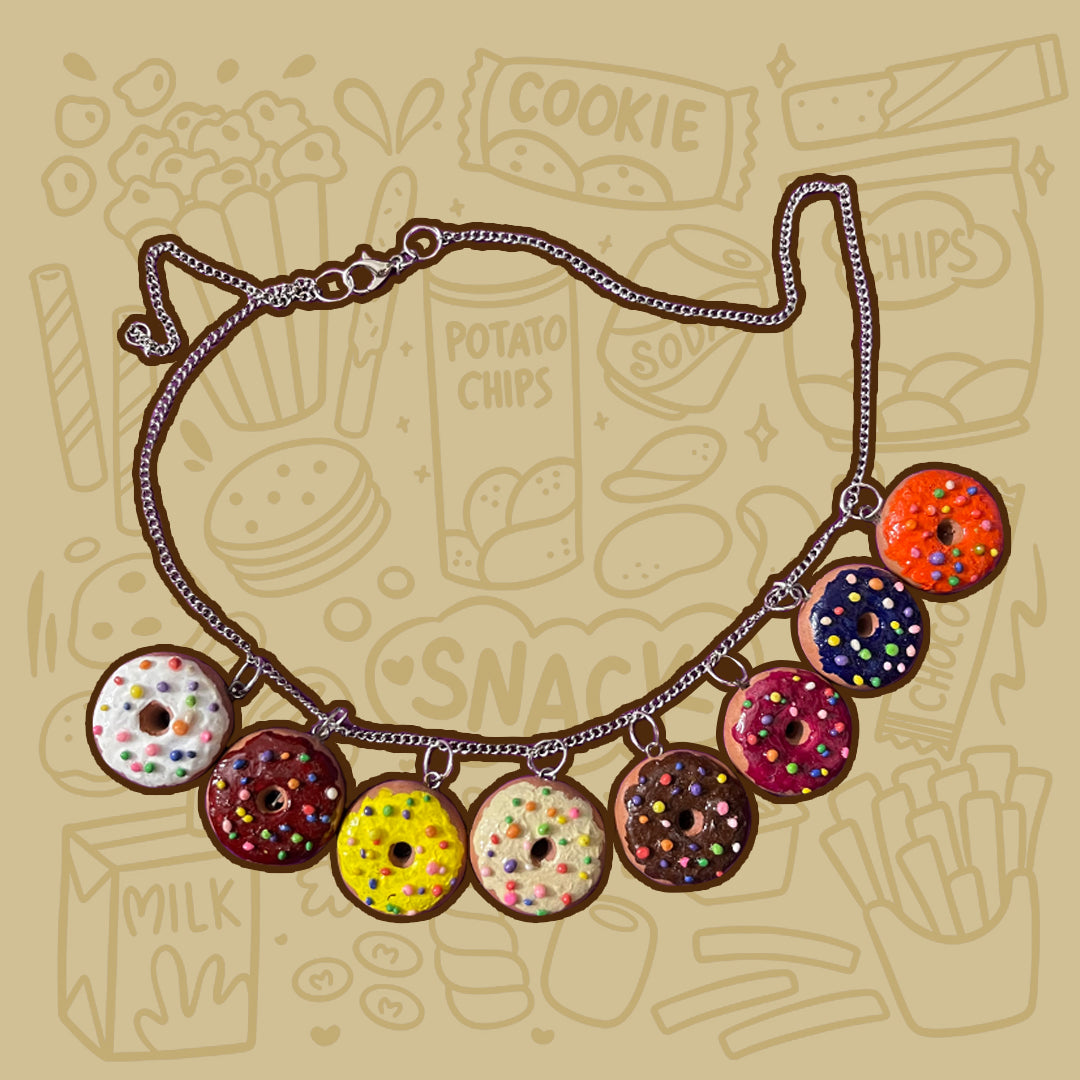Donut Charm Necklace