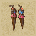 Ice-cream Earrings