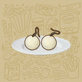 Idli Earrings