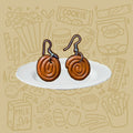Jalebi Earrings