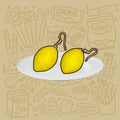 Lemon Earrings