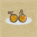 Noodles Earrings