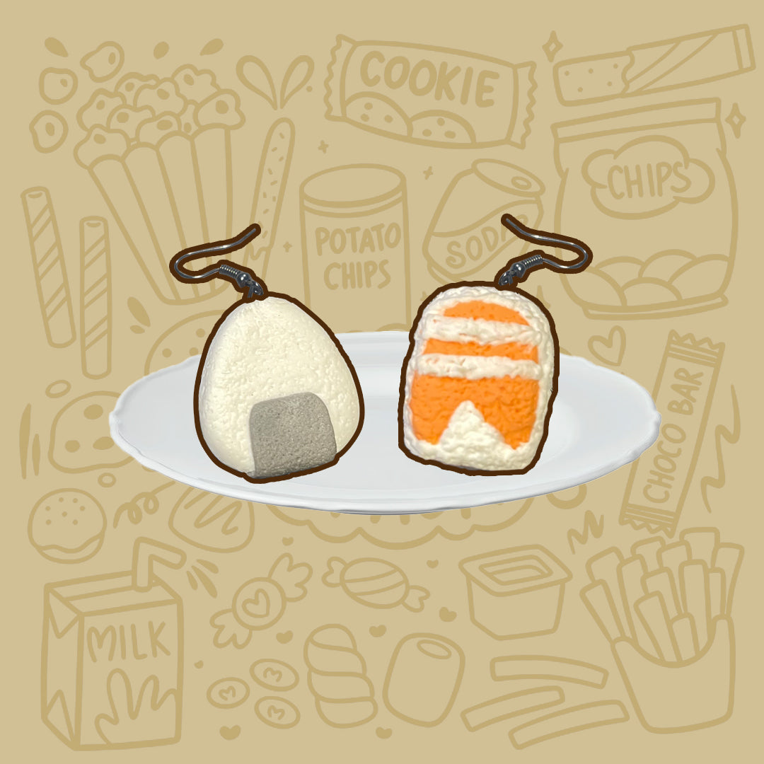 Onigiri Earrings