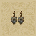 Owl Earrings