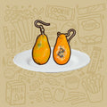Papaya Earrings