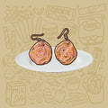 Paratha Earrings