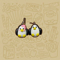 Penguin Earrings