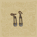 Pin Earrings