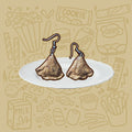 Samosa Earrings