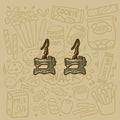 Sewing Machine Earrings