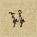 Swan Earrings
